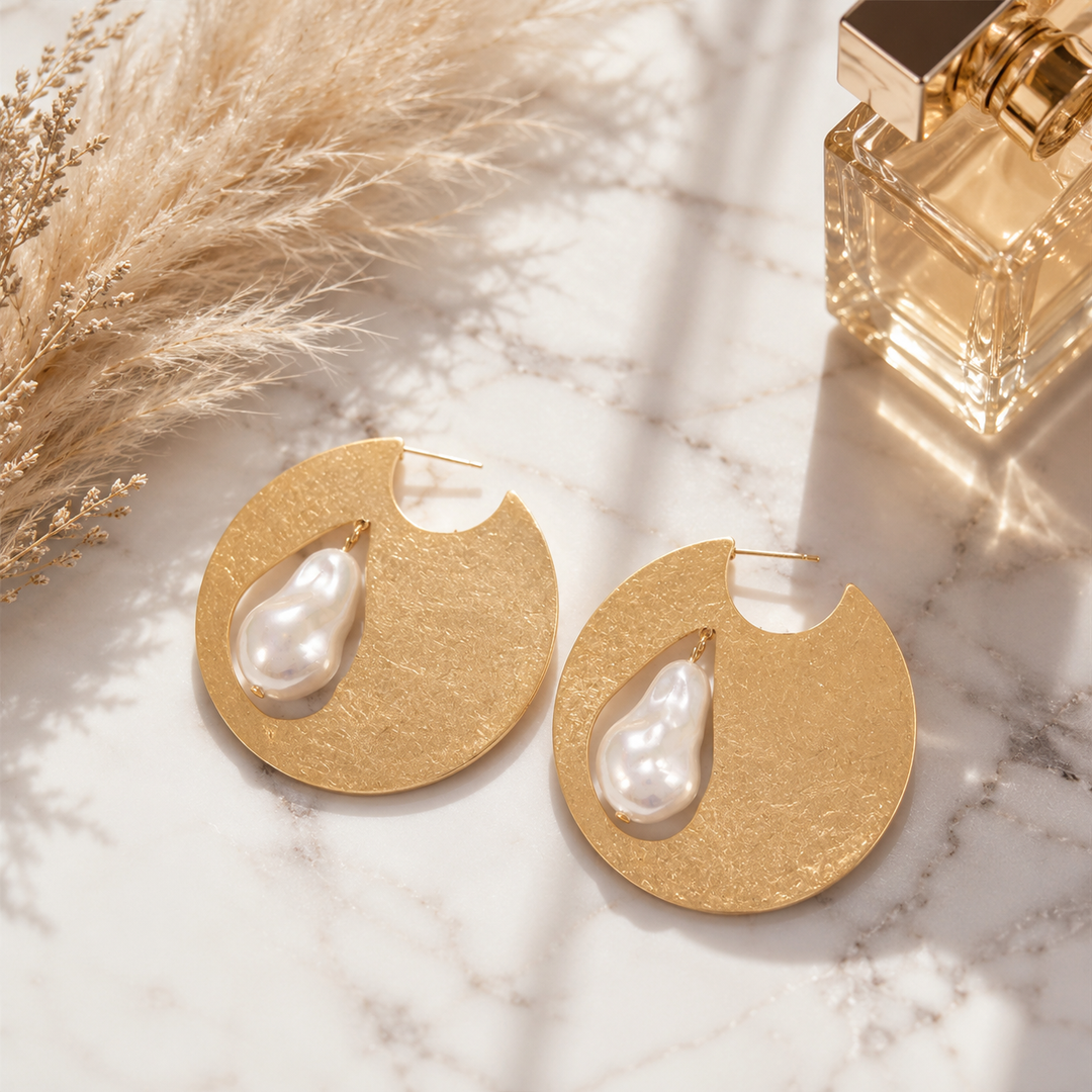 Amelia Pearl Hoops