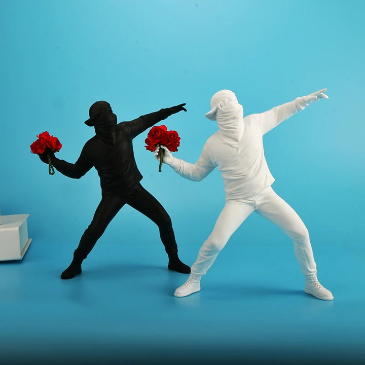 The Flower Throwing Sculpture