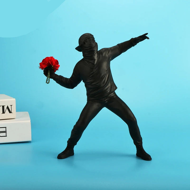 The Flower Throwing Sculpture