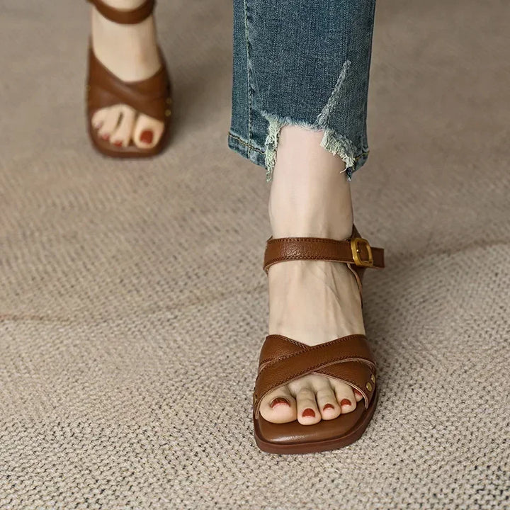 Eva Ember Block Heel Sandals