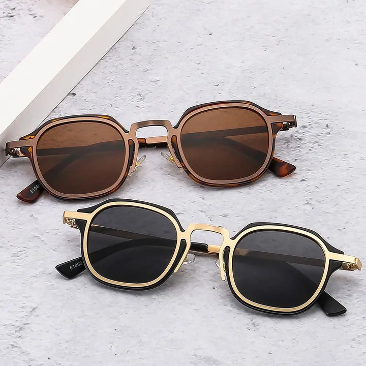 Evoke Dual-Tone Square Sunglasses