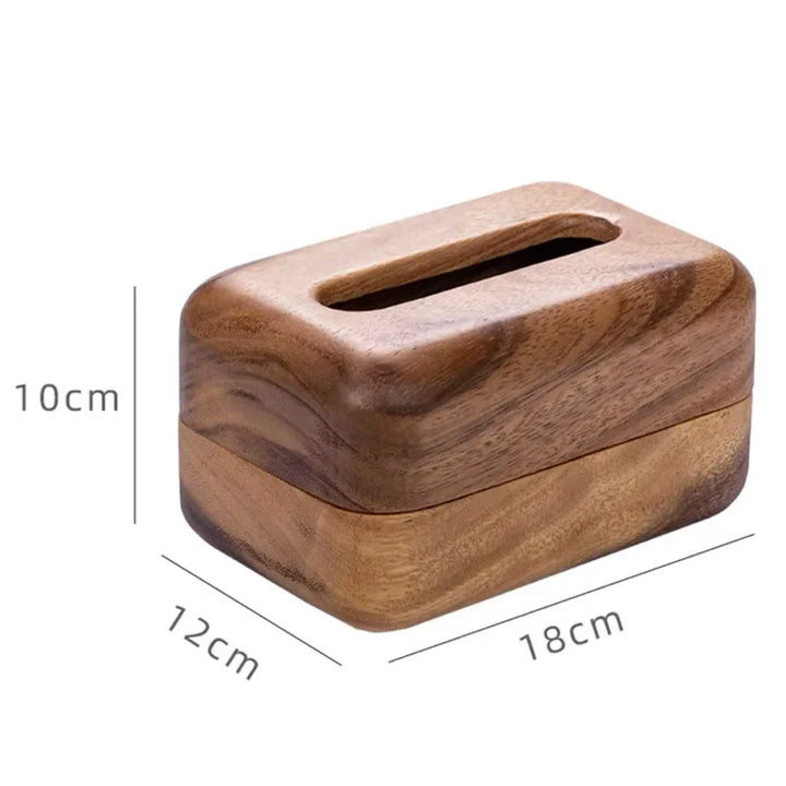Nature's - Walnut Wooden Tissue Box