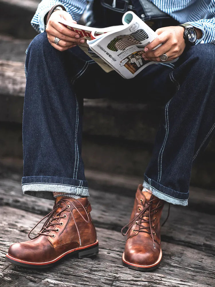 Classic Handmade Leather Men's Boots