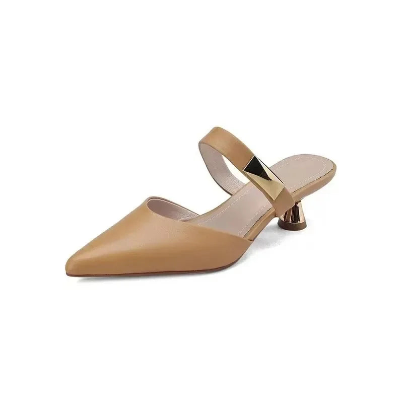 Olivia Pointed-Toe Mules