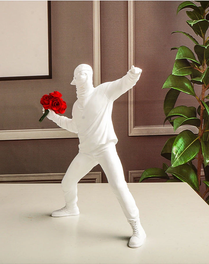 The Flower Throwing Sculpture