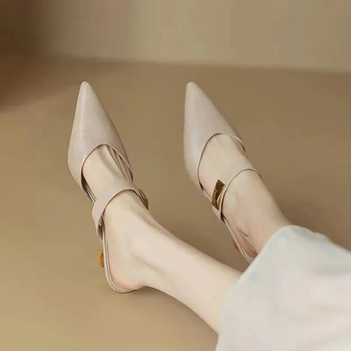 Olivia Pointed-Toe Mules