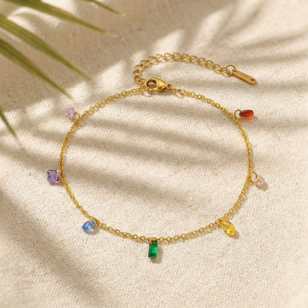 Bella Crystal Anklet