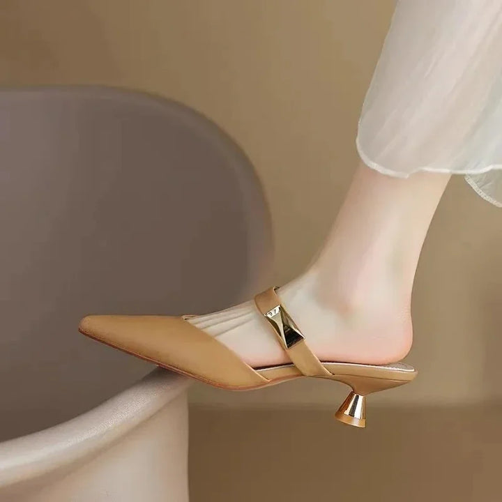 Olivia Pointed-Toe Mules