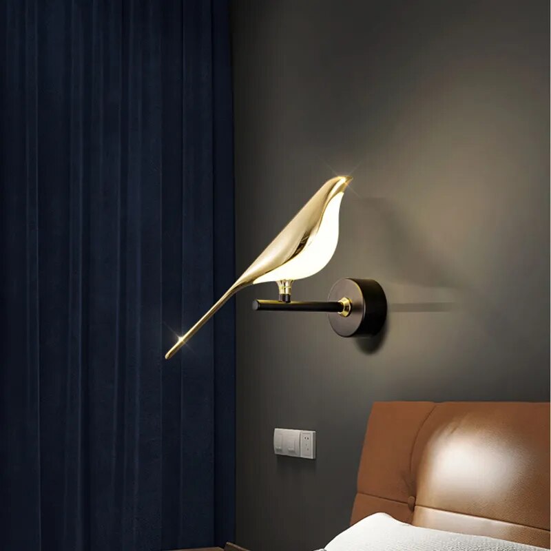 Modern Bird LED Wall Lamp