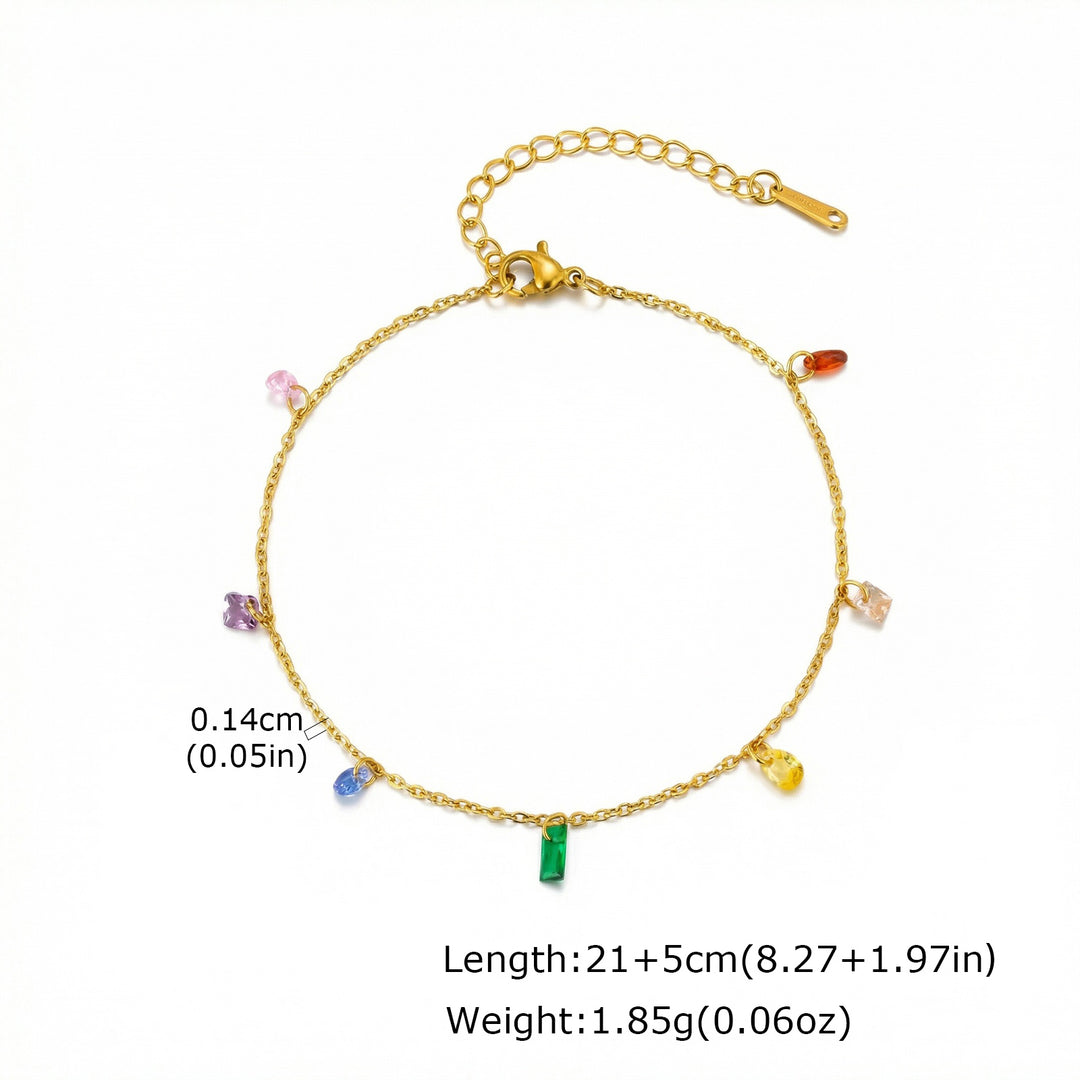 Bella Crystal Anklet