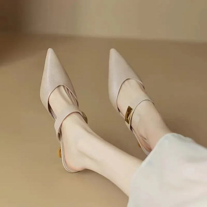 Olivia Pointed-Toe Mules