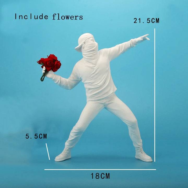 The Flower Throwing Sculpture