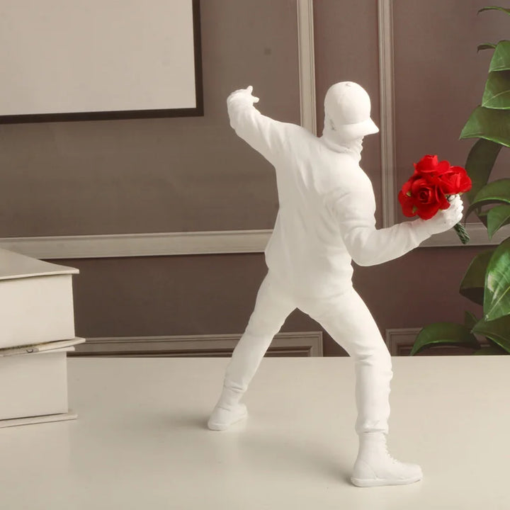 The Flower Throwing Sculpture