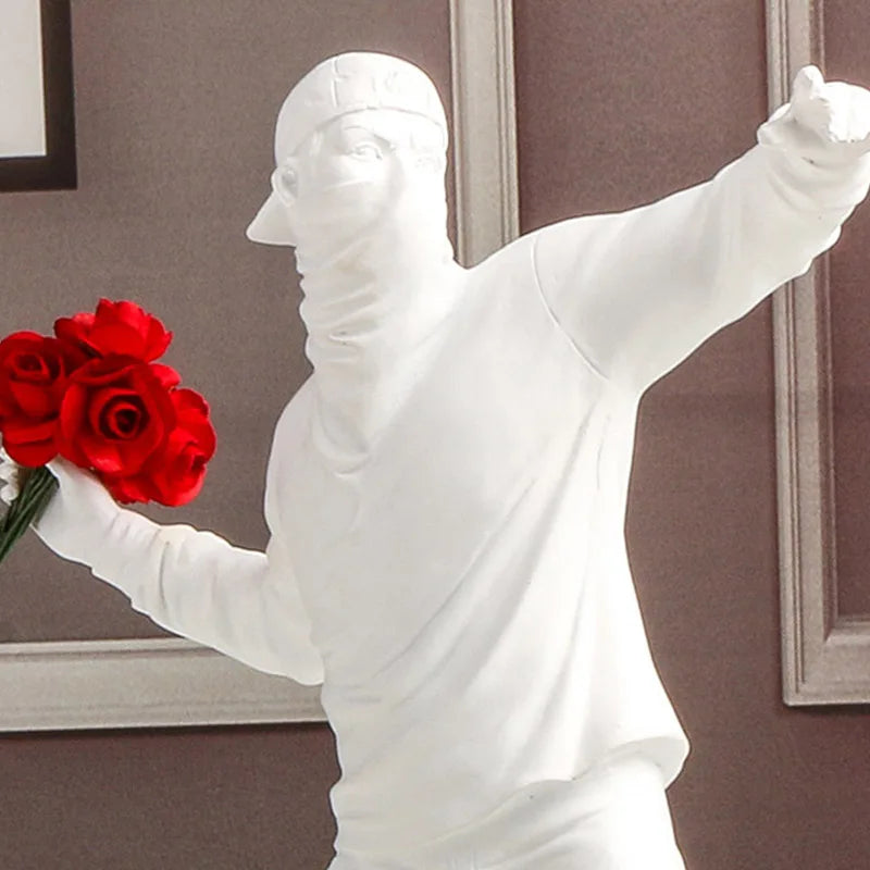 The Flower Throwing Sculpture