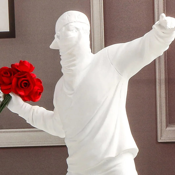 The Flower Throwing Sculpture