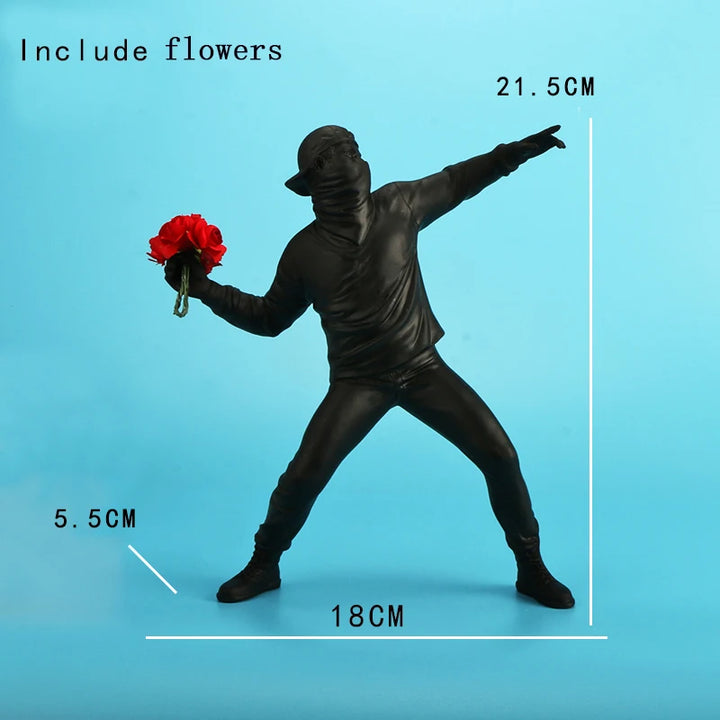 The Flower Throwing Sculpture
