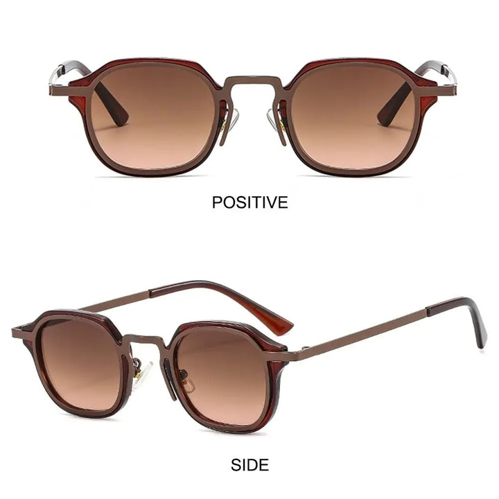 Evoke Dual-Tone Square Sunglasses